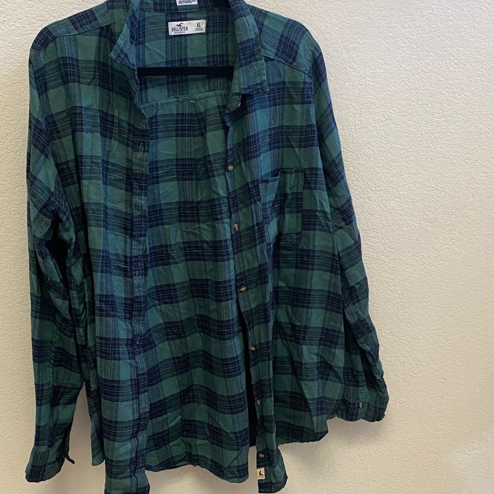 Hollister Boyfriend Fit Flannel